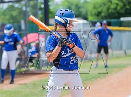 Thumbnail 3 in St. Joseph vs Lutheran South Academy (TAPPS Division 4A Area Playoff) photogallery.