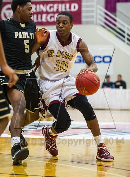 Thumbnail 1 in Paul VI vs. St. Anthony (Spalding Hoophall Classic) photogallery.