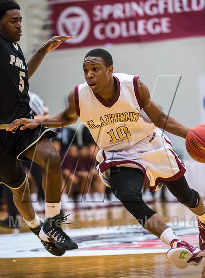 Thumbnail 2 in Paul VI vs. St. Anthony (Spalding Hoophall Classic) photogallery.