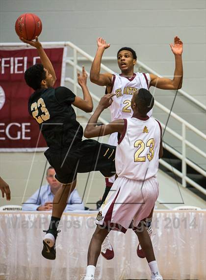 Thumbnail 3 in Paul VI vs. St. Anthony (Spalding Hoophall Classic) photogallery.