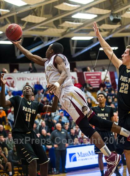 Thumbnail 3 in Paul VI vs. St. Anthony (Spalding Hoophall Classic) photogallery.