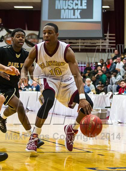 Thumbnail 3 in Paul VI vs. St. Anthony (Spalding Hoophall Classic) photogallery.