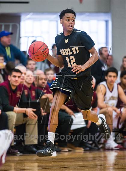Thumbnail 2 in Paul VI vs. St. Anthony (Spalding Hoophall Classic) photogallery.