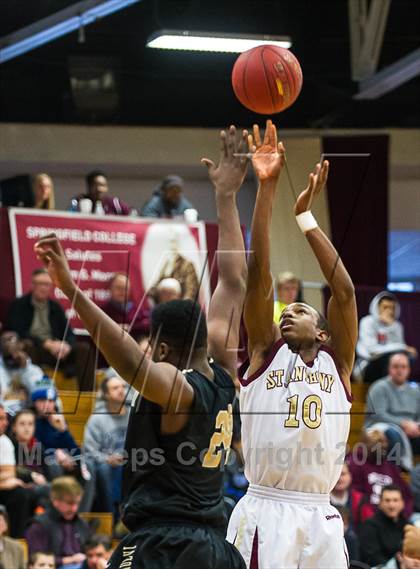 Thumbnail 3 in Paul VI vs. St. Anthony (Spalding Hoophall Classic) photogallery.