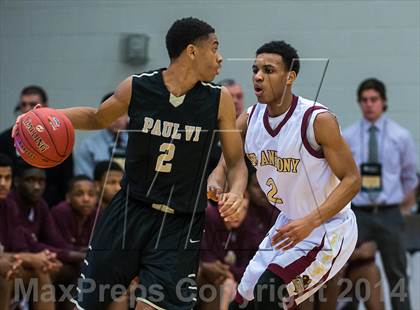 Thumbnail 3 in Paul VI vs. St. Anthony (Spalding Hoophall Classic) photogallery.