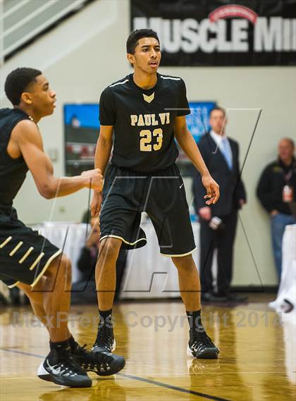 Thumbnail 2 in Paul VI vs. St. Anthony (Spalding Hoophall Classic) photogallery.
