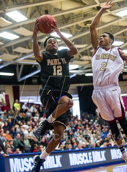 Thumbnail 1 in Paul VI vs. St. Anthony (Spalding Hoophall Classic) photogallery.