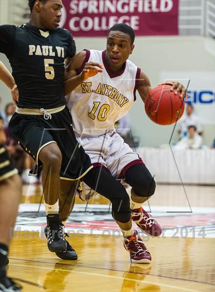 Thumbnail 3 in Paul VI vs. St. Anthony (Spalding Hoophall Classic) photogallery.