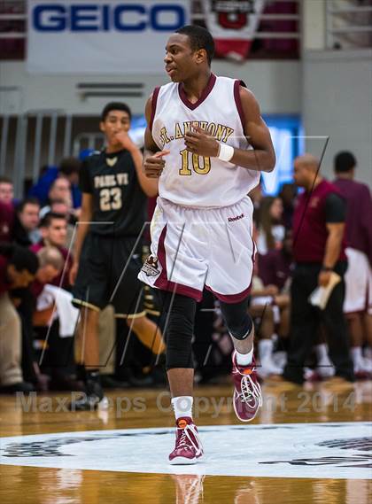 Thumbnail 1 in Paul VI vs. St. Anthony (Spalding Hoophall Classic) photogallery.