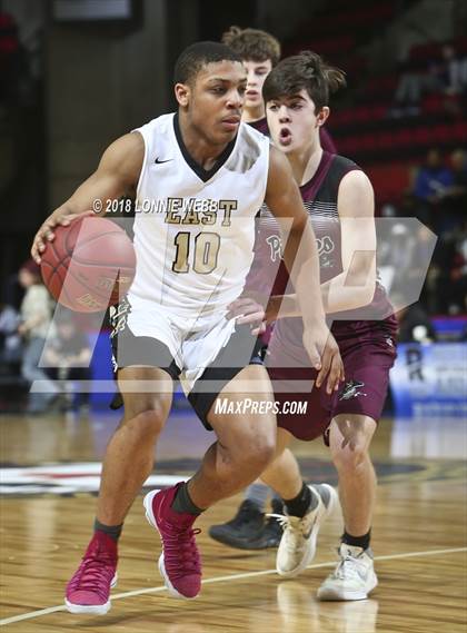 Thumbnail 1 in East vs. Harrisville (NYSPHSAA Class D Semifinal) photogallery.