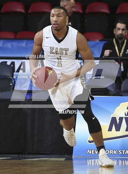 Thumbnail 2 in East vs. Harrisville (NYSPHSAA Class D Semifinal) photogallery.