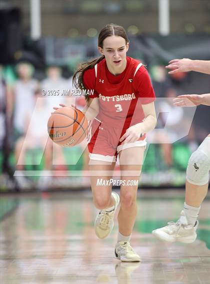Thumbnail 2 in Pottsboro vs. Winnsboro (UIL 3A D1 Bi-District Basketball Playoff) photogallery.