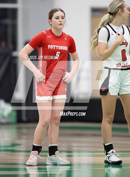 Thumbnail 1 in Pottsboro vs. Winnsboro (UIL 3A D1 Bi-District Basketball Playoff) photogallery.