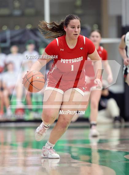 Thumbnail 3 in Pottsboro vs. Winnsboro (UIL 3A D1 Bi-District Basketball Playoff) photogallery.