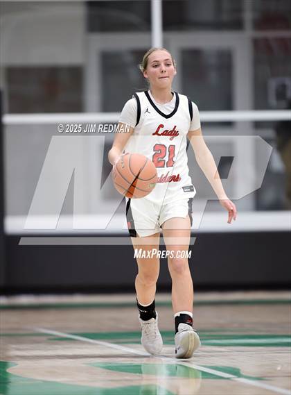 Thumbnail 3 in Pottsboro vs. Winnsboro (UIL 3A D1 Bi-District Basketball Playoff) photogallery.
