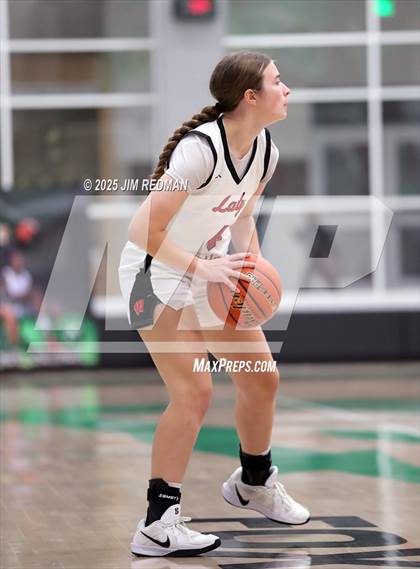 Thumbnail 3 in Pottsboro vs. Winnsboro (UIL 3A D1 Bi-District Basketball Playoff) photogallery.