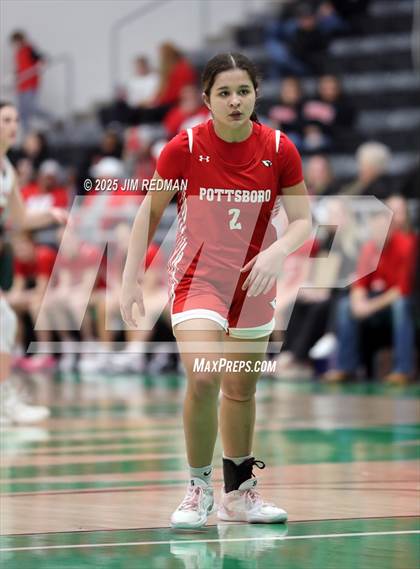 Thumbnail 3 in Pottsboro vs. Winnsboro (UIL 3A D1 Bi-District Basketball Playoff) photogallery.