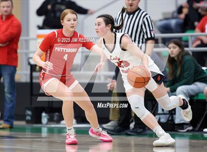 Thumbnail 3 in Pottsboro vs. Winnsboro (UIL 3A D1 Bi-District Basketball Playoff) photogallery.