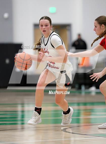 Thumbnail 3 in Pottsboro vs. Winnsboro (UIL 3A D1 Bi-District Basketball Playoff) photogallery.