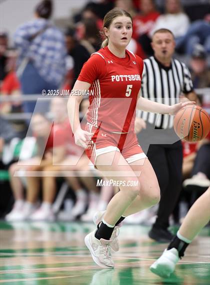 Thumbnail 1 in Pottsboro vs. Winnsboro (UIL 3A D1 Bi-District Basketball Playoff) photogallery.