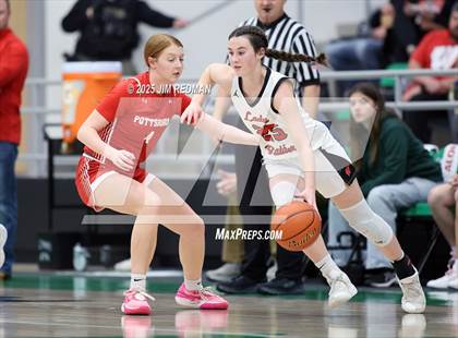 Thumbnail 2 in Pottsboro vs. Winnsboro (UIL 3A D1 Bi-District Basketball Playoff) photogallery.