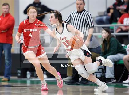 Thumbnail 1 in Pottsboro vs. Winnsboro (UIL 3A D1 Bi-District Basketball Playoff) photogallery.