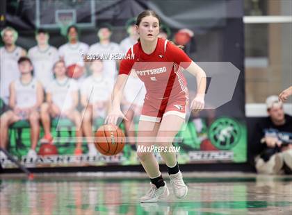 Thumbnail 3 in Pottsboro vs. Winnsboro (UIL 3A D1 Bi-District Basketball Playoff) photogallery.