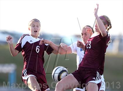 Thumbnail 3 in Cheyenne Mountain @ Valor Christian (Senior Night) photogallery.