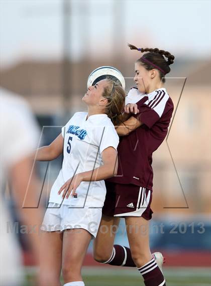 Thumbnail 2 in Cheyenne Mountain @ Valor Christian (Senior Night) photogallery.
