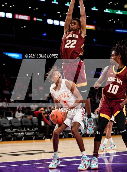 Thumbnail 1 in Christ the King vs. Fairfax (The Chosen 1's Invitational) photogallery.