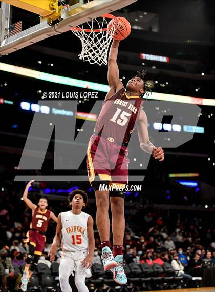 Thumbnail 1 in Christ the King vs. Fairfax (The Chosen 1's Invitational) photogallery.