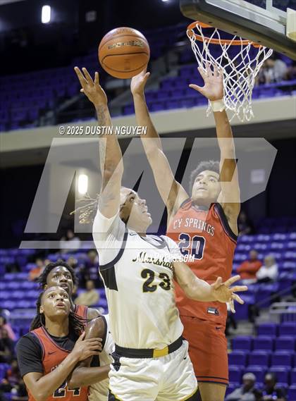 Thumbnail 2 in Cypress Springs vs. Fort Bend Marshall (Houston Methodist Cy-Hoops Invitational) photogallery.