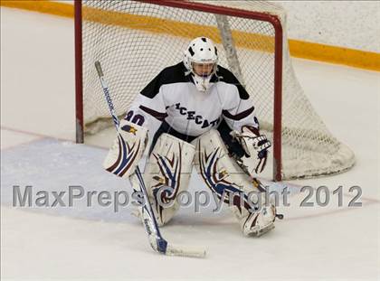 Thumbnail 3 in New Milford vs. Brookfield/Bethel/Danbury (SWC Semifinal) photogallery.