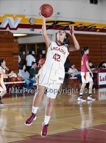 Thumbnail 1 in Arcadia vs Moorpark (La Canada Tournament) photogallery.
