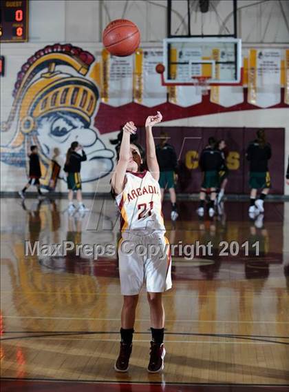 Thumbnail 2 in Arcadia vs Moorpark (La Canada Tournament) photogallery.