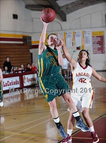 Thumbnail 2 in Arcadia vs Moorpark (La Canada Tournament) photogallery.