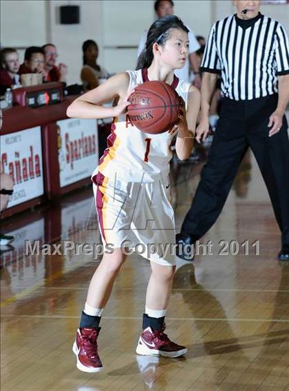 Thumbnail 2 in Arcadia vs Moorpark (La Canada Tournament) photogallery.