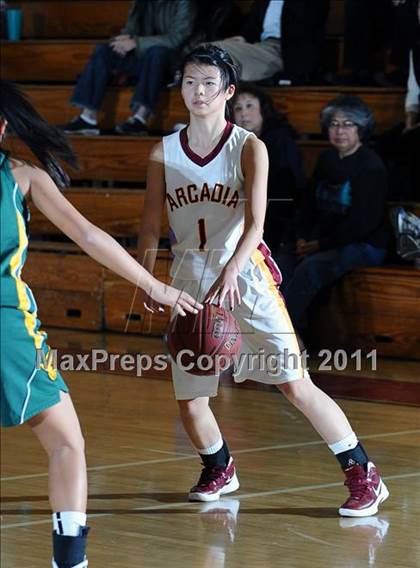 Thumbnail 2 in Arcadia vs Moorpark (La Canada Tournament) photogallery.