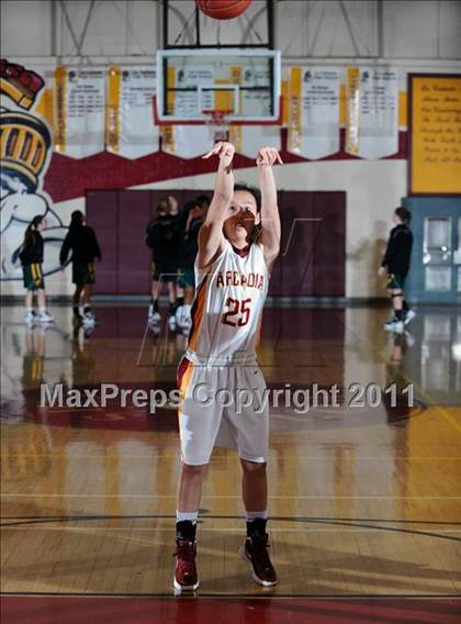 Thumbnail 3 in Arcadia vs Moorpark (La Canada Tournament) photogallery.