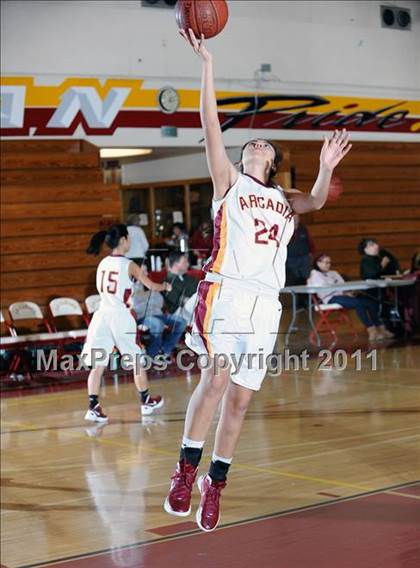 Thumbnail 1 in Arcadia vs Moorpark (La Canada Tournament) photogallery.