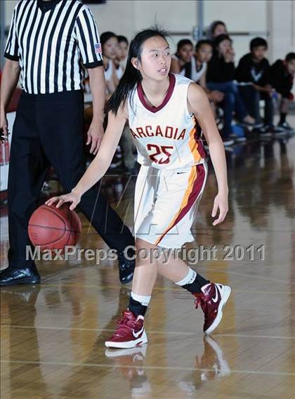 Thumbnail 2 in Arcadia vs Moorpark (La Canada Tournament) photogallery.