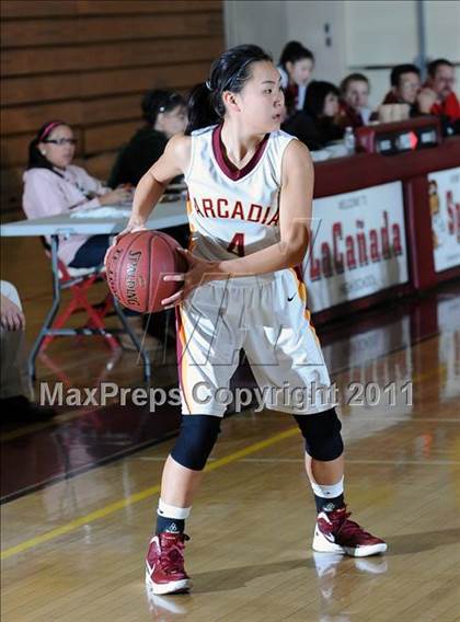 Thumbnail 2 in Arcadia vs Moorpark (La Canada Tournament) photogallery.