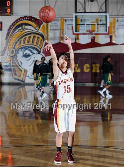 Thumbnail 3 in Arcadia vs Moorpark (La Canada Tournament) photogallery.