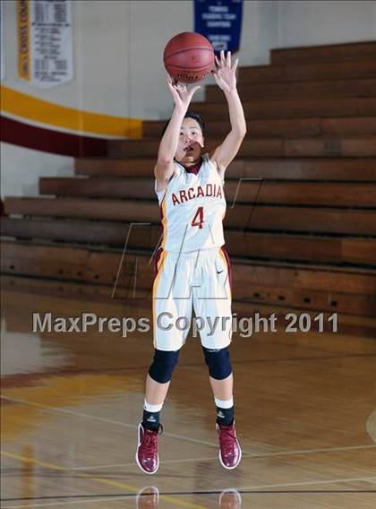 Thumbnail 2 in Arcadia vs Moorpark (La Canada Tournament) photogallery.