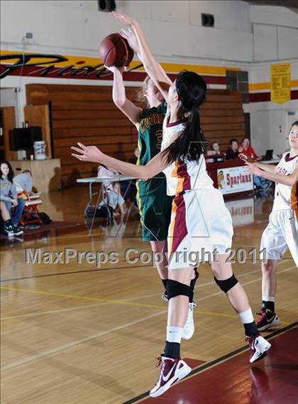 Thumbnail 1 in Arcadia vs Moorpark (La Canada Tournament) photogallery.