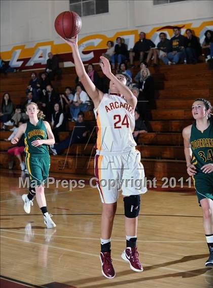 Thumbnail 1 in Arcadia vs Moorpark (La Canada Tournament) photogallery.