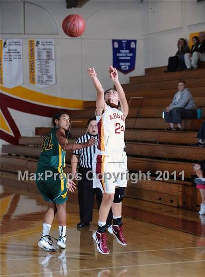 Thumbnail 2 in Arcadia vs Moorpark (La Canada Tournament) photogallery.