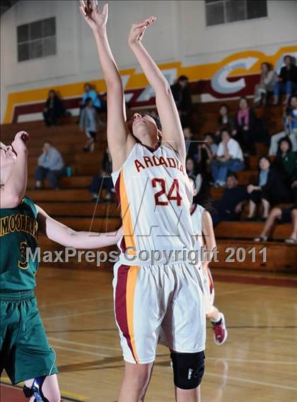 Thumbnail 3 in Arcadia vs Moorpark (La Canada Tournament) photogallery.