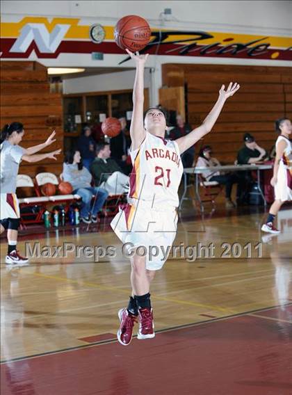 Thumbnail 1 in Arcadia vs Moorpark (La Canada Tournament) photogallery.