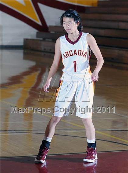 Thumbnail 3 in Arcadia vs Moorpark (La Canada Tournament) photogallery.